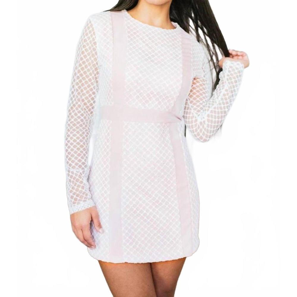 NEW ARITI KAZIRIS glitter mini party dress in pink